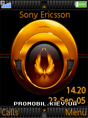 Тема Cerebros для Sony Ericsson 240x320
