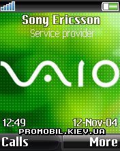Тема Vaio для Sony Ericsson 176x220