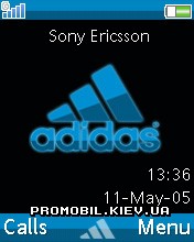 Тема для Sony Ericsson 176x220 - Adidas
