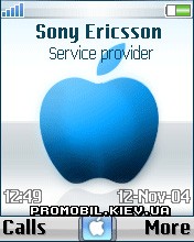 Тема для Sony Ericsson 176x220 - Apple