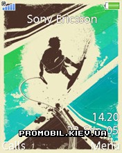 Тема для Sony Ericsson 240x320 - Surfer