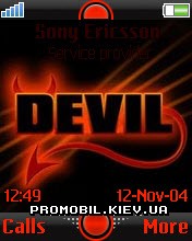 Тема для Sony Ericsson 176x220 - Devil