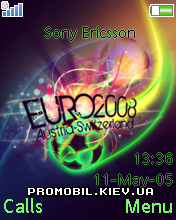 Тема для Sony Ericsson 176x220 - EURO 2008