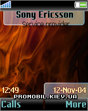 Тема для Sony Ericsson 176x220 - FIRE