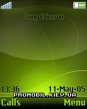 Тема для Sony Ericsson 176x220 - Green