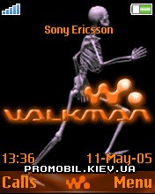 Тема для Sony Ericsson 176x220 - Walkmаn star