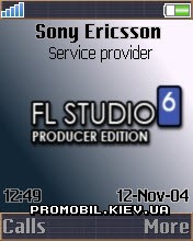 Тема для Sony Ericsson 176x220 - FL Studio 6