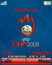 Тема для Sony Ericsson 176x220 - Euro 2008