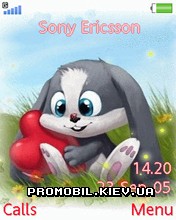 Тема для Sony Ericsson 240x320 - Bunny Love