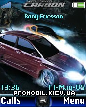 Тема для Sony Ericsson 176x220 - NFS Carbon