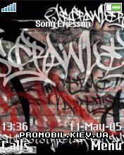 Тема для Sony Ericsson 176x220 - Graffiti