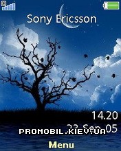 Тема для Sony Ericsson 240x320 - White Night
