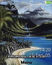 Тема для Sony Ericsson 240x320 - Tropical Animated