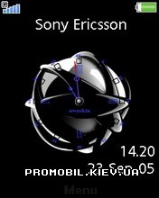 Тема для Sony Ericsson 240x320 - Swf Clock