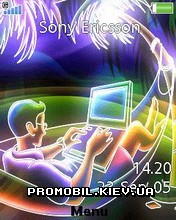 Тема для Sony Ericsson 240x320 - Neon
