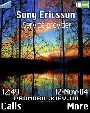 Тема для Sony Ericsson 176x220 - Gorgeous Sunset