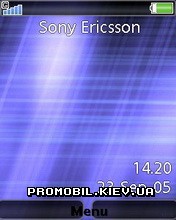 Тема для Sony Ericsson 240x320 - Blue wave