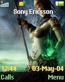 Тема для Sony Ericsson 128x160 - GuildWars Ritualist
