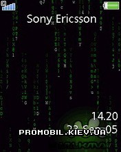 Тема для Sony Ericsson 240x320 - Walkman Matrix Flash