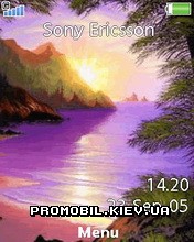 Тема для Sony Ericsson 240x320 - Tropical View