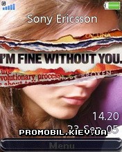 Тема для Sony Ericsson 240x320 - Fine Without You