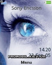 Тема для Sony Ericsson 240x320 - Eye Blue