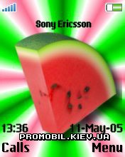 Тема для Sony Ericsson 176x220 - Watermelon