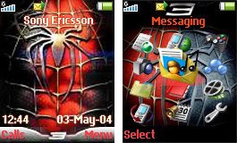 Тема для Sony Ericsson 128x160 - Spiderman