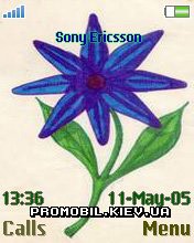 Тема для Sony Ericsson 176x220 - Flower