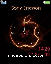 Тема для Sony Ericsson 240x320 - Swf Apple