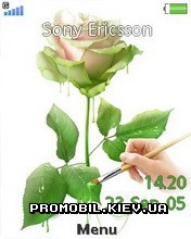 Тема для Sony Ericsson 240x320 - Rose