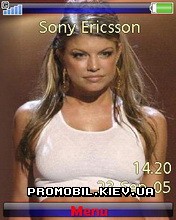 Тема для Sony Ericsson 240x320 - Fergie super