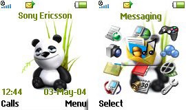 Тема для Sony Ericsson 128x160 - Panda