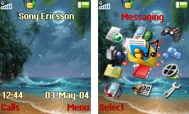 Тема для Sony Ericsson 128x160 - Raining