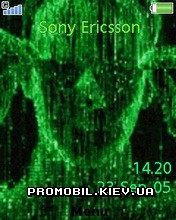 Тема для Sony Ericsson 240x320 - Neo Matrix