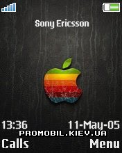 Тема для Sony Ericsson 176x220 - Apple Colorful