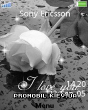 Тема для Sony Ericsson 240x320 - I love you