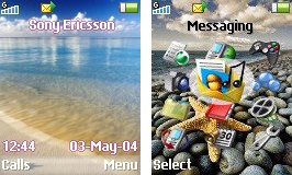 Тема для Sony Ericsson 128x160 - Ocean Brings