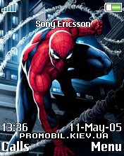 Тема для Sony Ericsson 176x220 - Spider-man