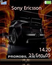 Тема для Sony Ericsson 240x320 - Flame