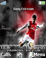 Тема для Sony Ericsson 176x220 - Arsenal