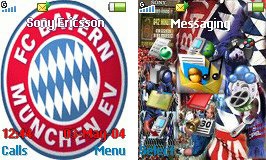 Тема для Sony Ericsson 128x160 - Fc Bayern