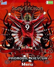 Тема для Sony Ericsson 240x320 - Fernando Torres