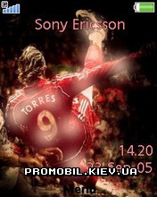 Тема для Sony Ericsson 240x320 - Fernando Torres