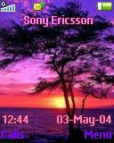 Тема для Sony Ericsson 128x160 - Sunset Night