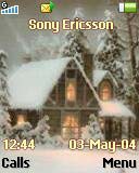 Тема для Sony Ericsson 128x160 - Winter Night