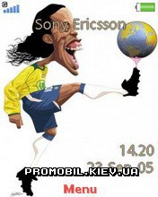 Тема для Sony Ericsson 240x320 - Ronaldinho