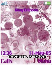 Тема для Sony Ericsson 176x220 - Violet Fun