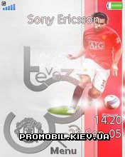 Тема для Sony Ericsson 240x320 - Tevez