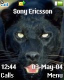 Тема для Sony Ericsson 128x160 - Black Panther
